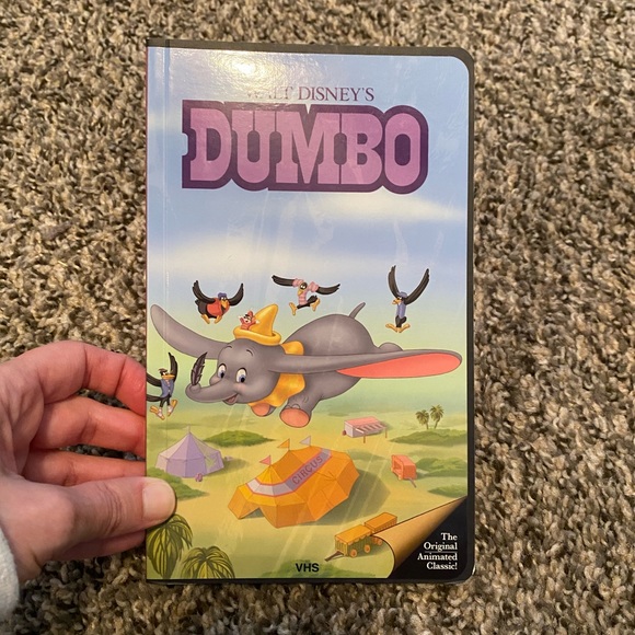 Disney Other - Dumbo VHS small notebook